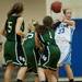 Skyline junior Anita Vandermeulen looks to pass against Father Gabriel Richard on Friday. Daniel Brenner I AnnArbor.com